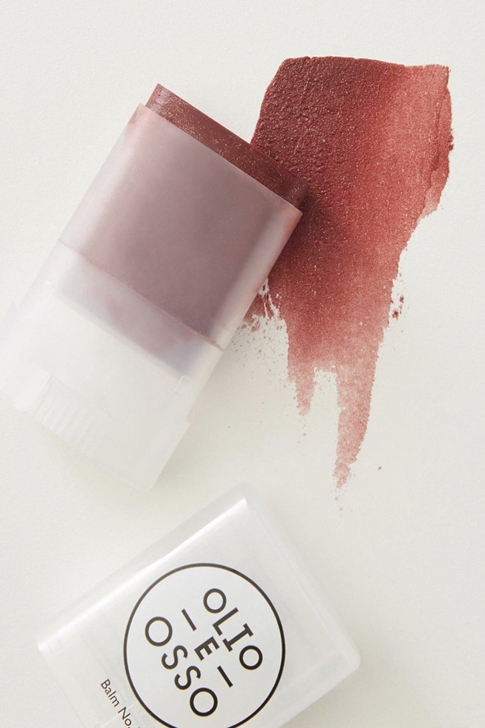 Olio E Osso-No:12 Plum Ruj Allık Lip Cheek Eye Dudak Renkli Nemlendirici Multi Stick Clean Beauty Tinted Blush-Allık-2-Milagron.com