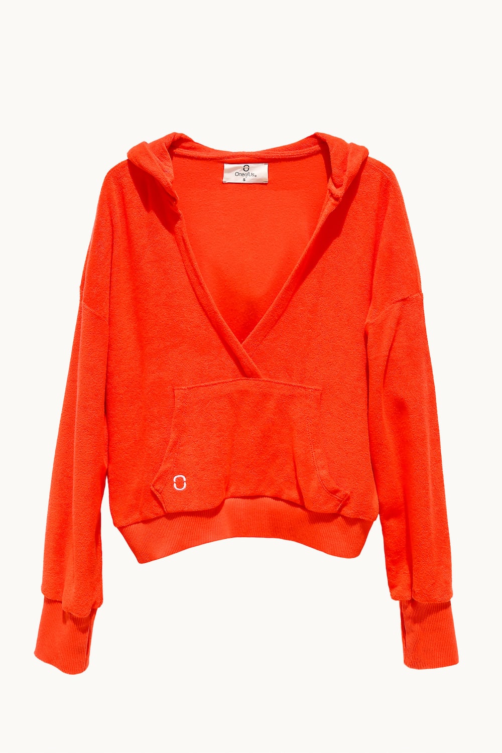 One Of Us-Terry Looks Sweet Havlu Hoodie-Sweatshirts & Hoodies-2-Milagron.com