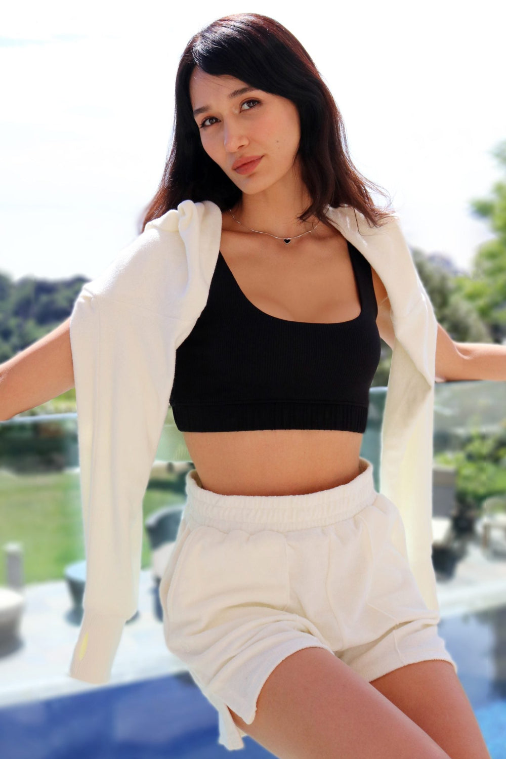 One Of Us-Terry Looks Sweet Havlu Şort-Şort-1-Milagron.com