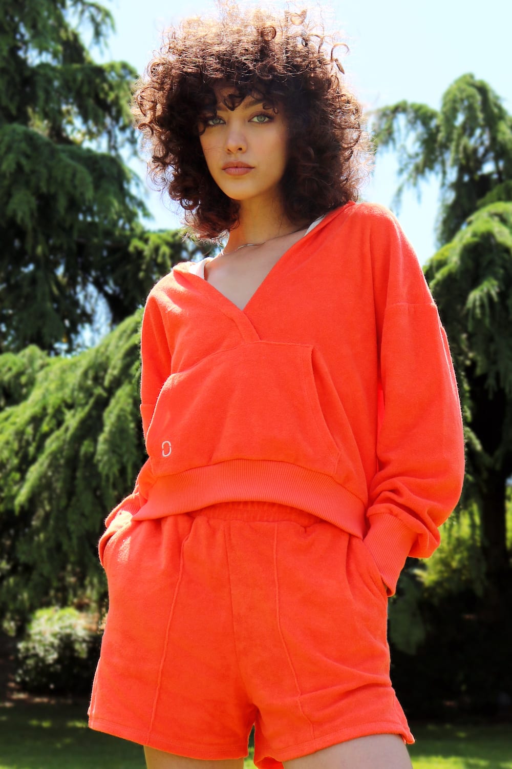 One Of Us-Terry Looks Sweet Havlu Şort-Şort-1-Milagron.com