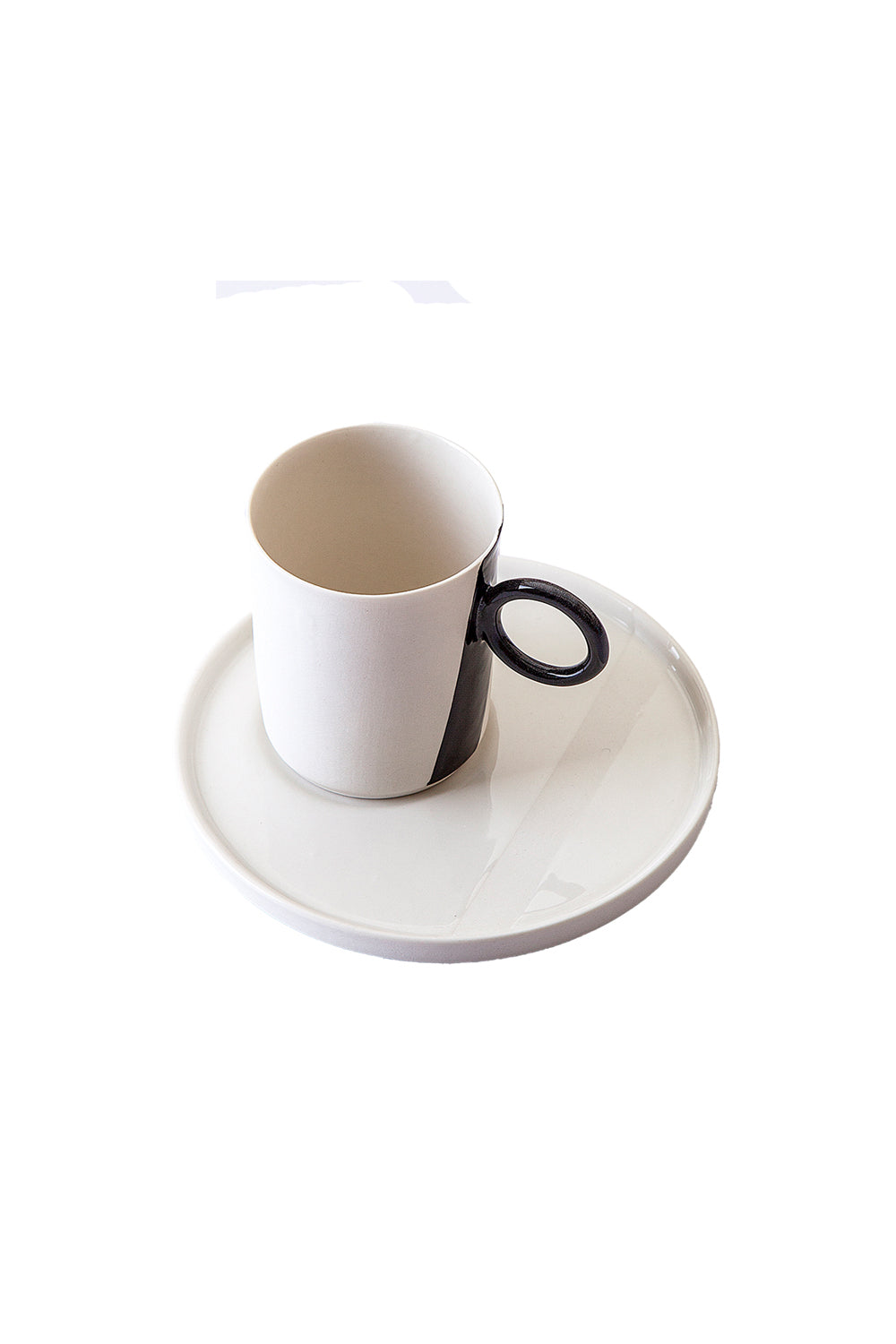 Matte | Beyaz El Yapımı Porselen Fincan 110ml - 2