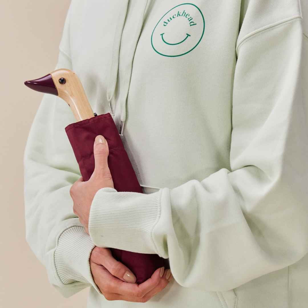 Original Duckhead-Original Duckhead Duck Kompakt şemsiye Bordo-Şemsiye-3-Milagron.com