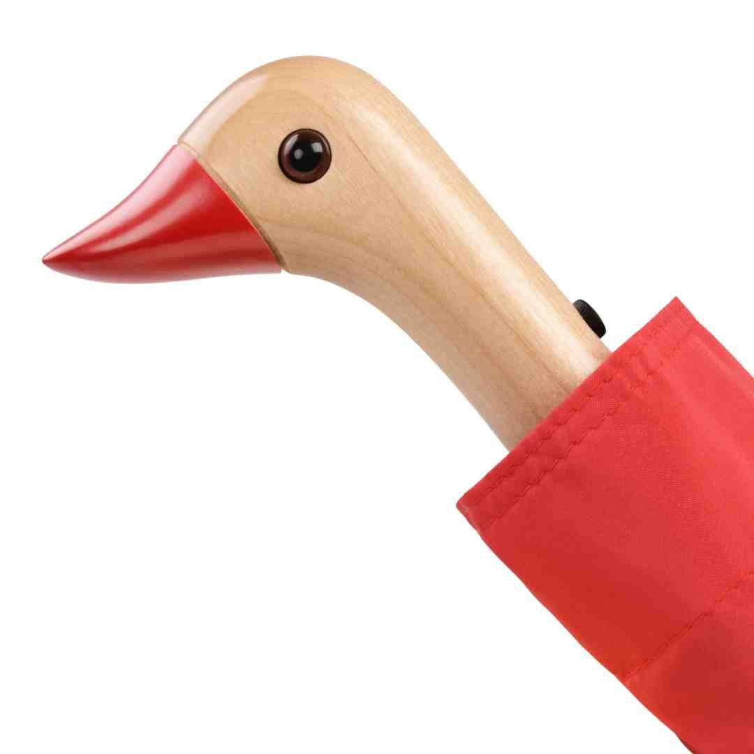 Original Duckhead-Original Duckhead Duck Kompakt şemsiye Kırmızı-Şemsiye-2-Milagron.com