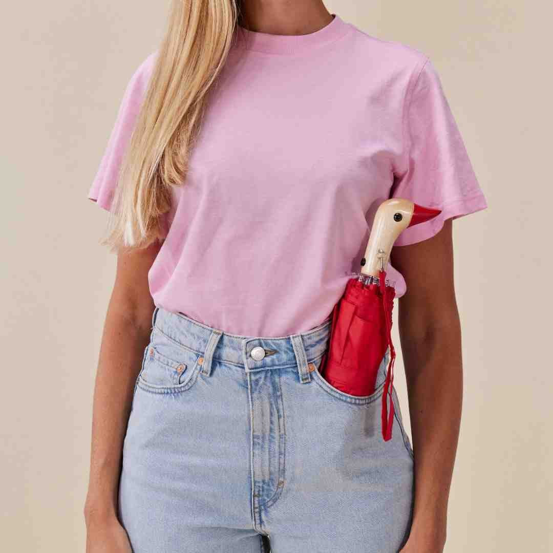 Original Duckhead-Original Duckhead Duck Kompakt şemsiye Kırmızı-Şemsiye-5-Milagron.com