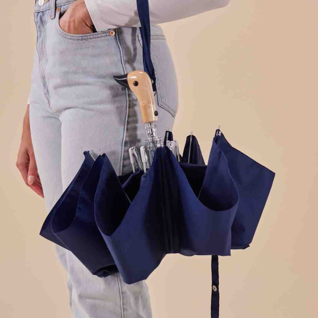 Original Duckhead-Original Duckhead Duck Kompakt şemsiye Lacivert-Şemsiye-4-Milagron.com