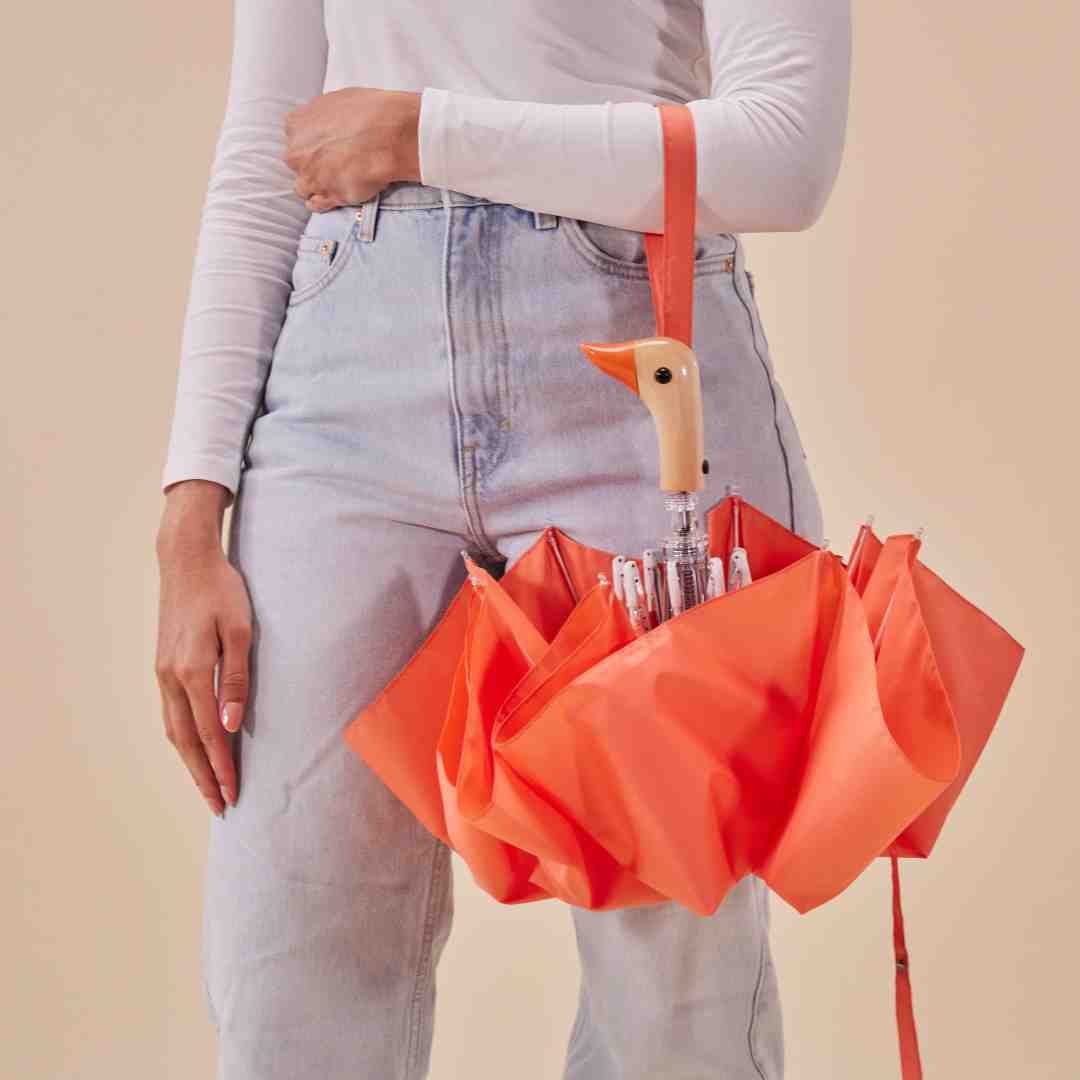 Original Duckhead-Original Duckhead Duck Kompakt şemsiye Turuncu-Şemsiye-4-Milagron.com