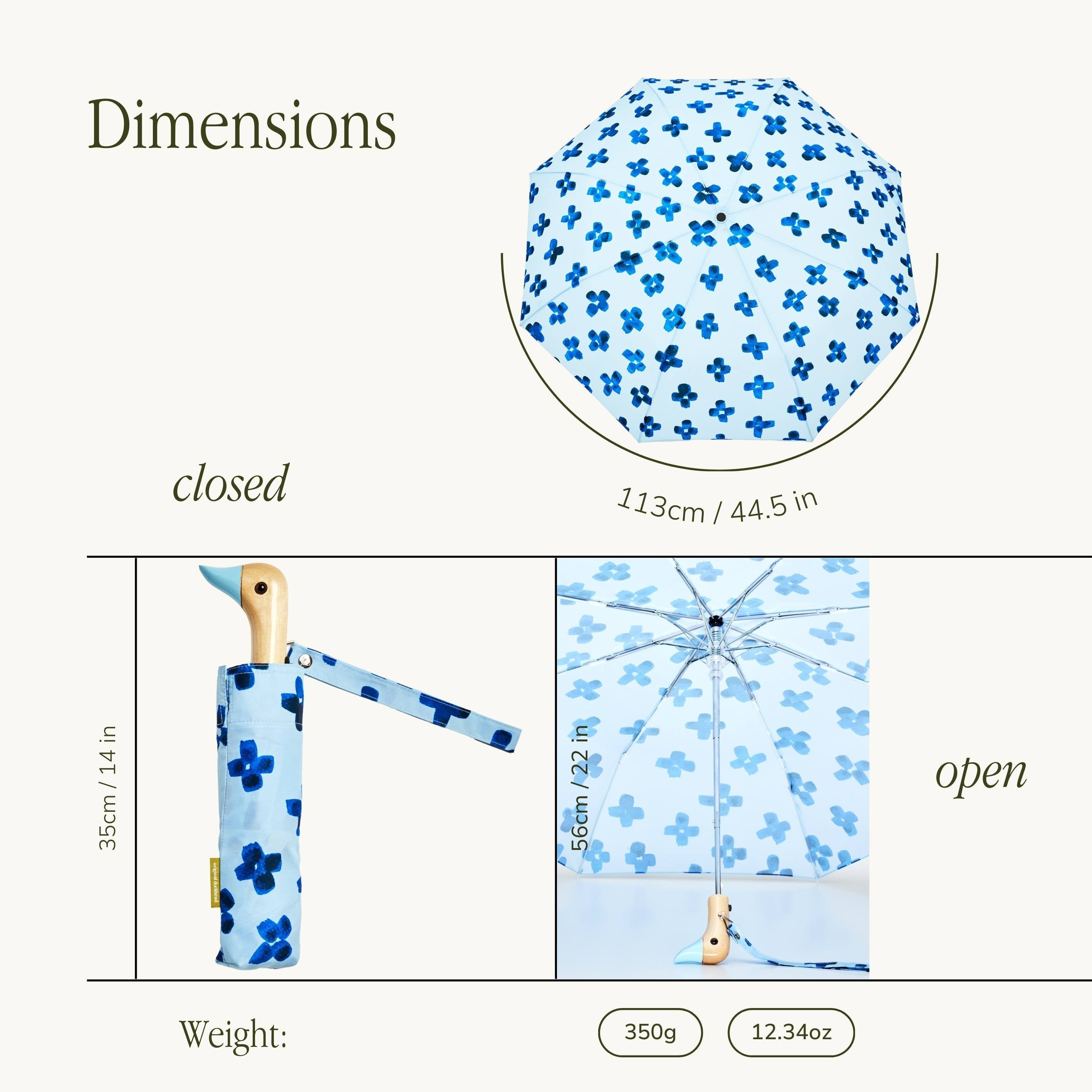 Original Duckhead-Original Duckhead Floral Rain Compact Duck Umbrella-Şemsiye-6-Milagron.com