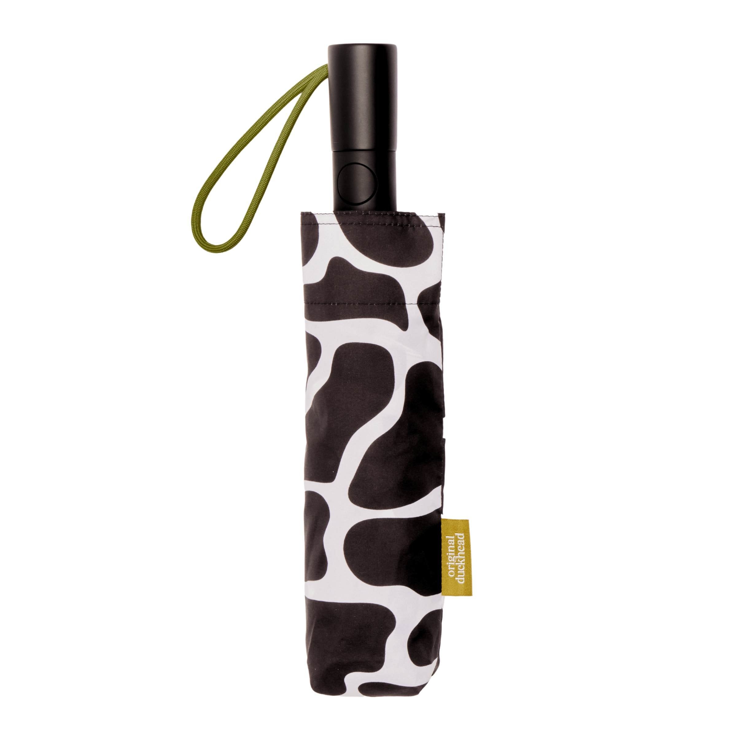 Original Duckhead-Original Duckhead The Daily Black Ripples Automatic Umbrella-Şemsiye-1-Milagron.com