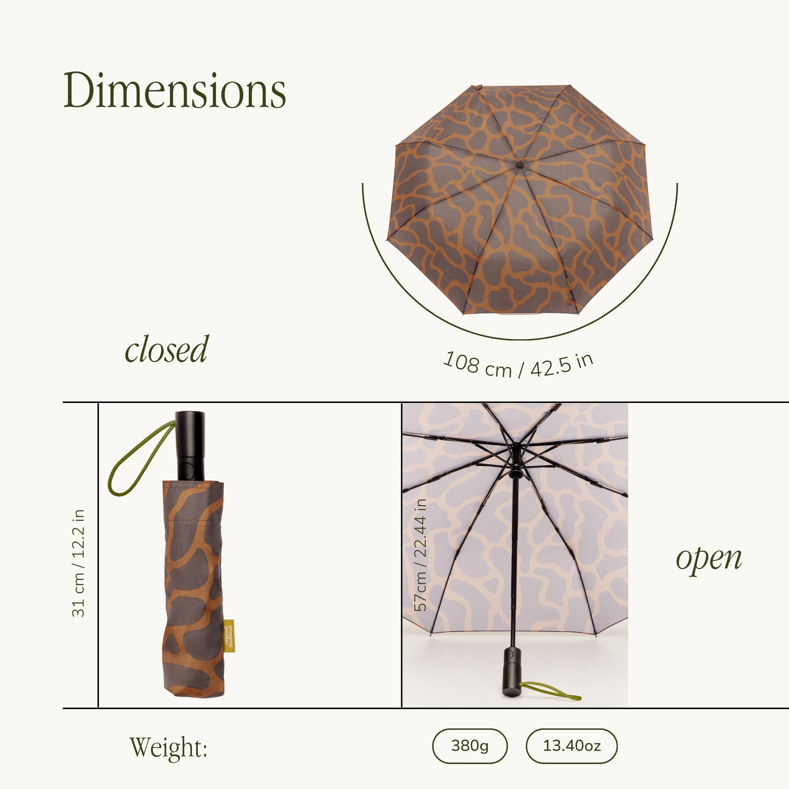 Original Duckhead-Original Duckhead The Daily Coffee Ripples Automatic Umbrella-Şemsiye-6-Milagron.com