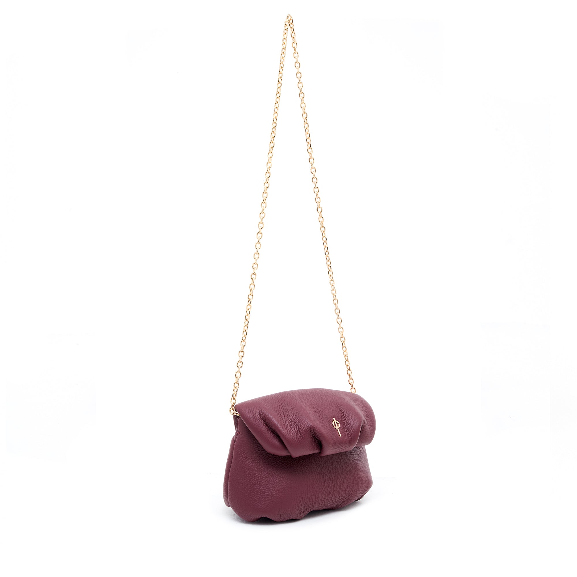 Otrera-Baby Leda Floater Burgundy-Omuz Çantası-2-Milagron.com