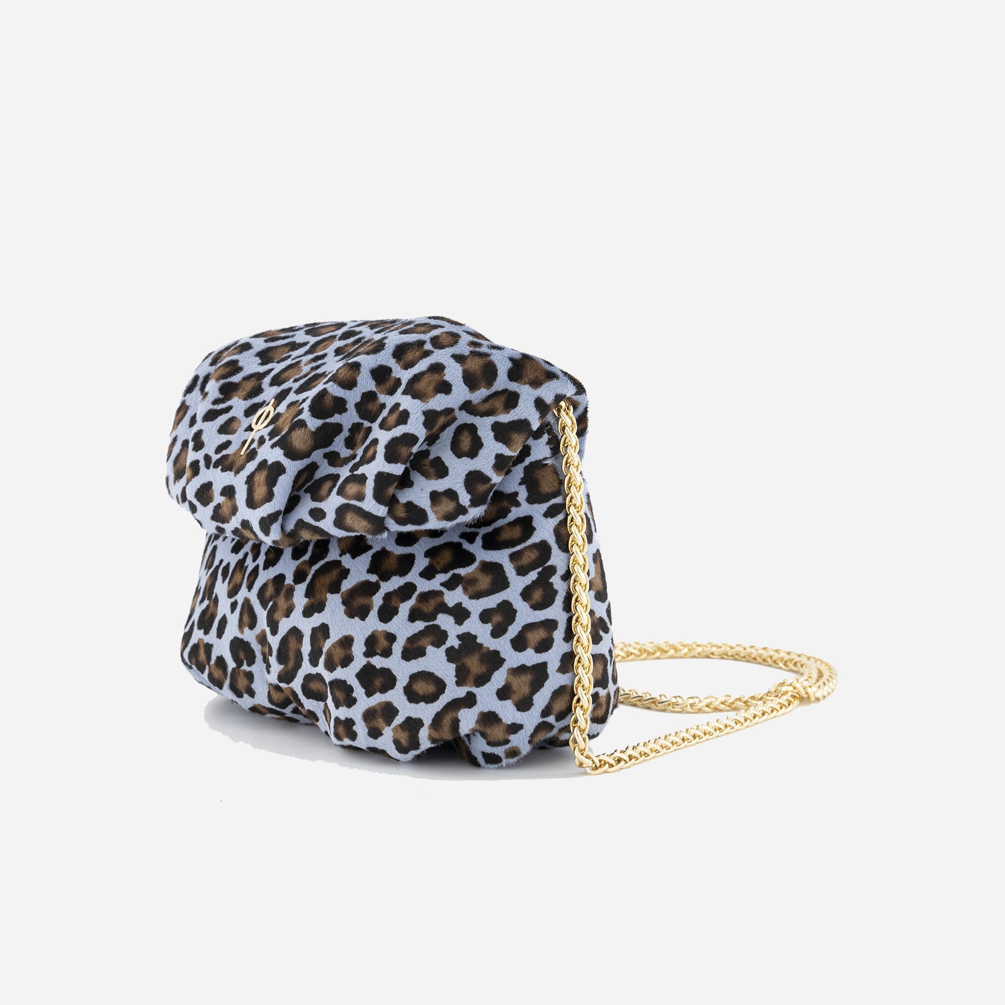 Otrera-Baby Leda Leopard Blue-Omuz Çantası-2-Milagron.com