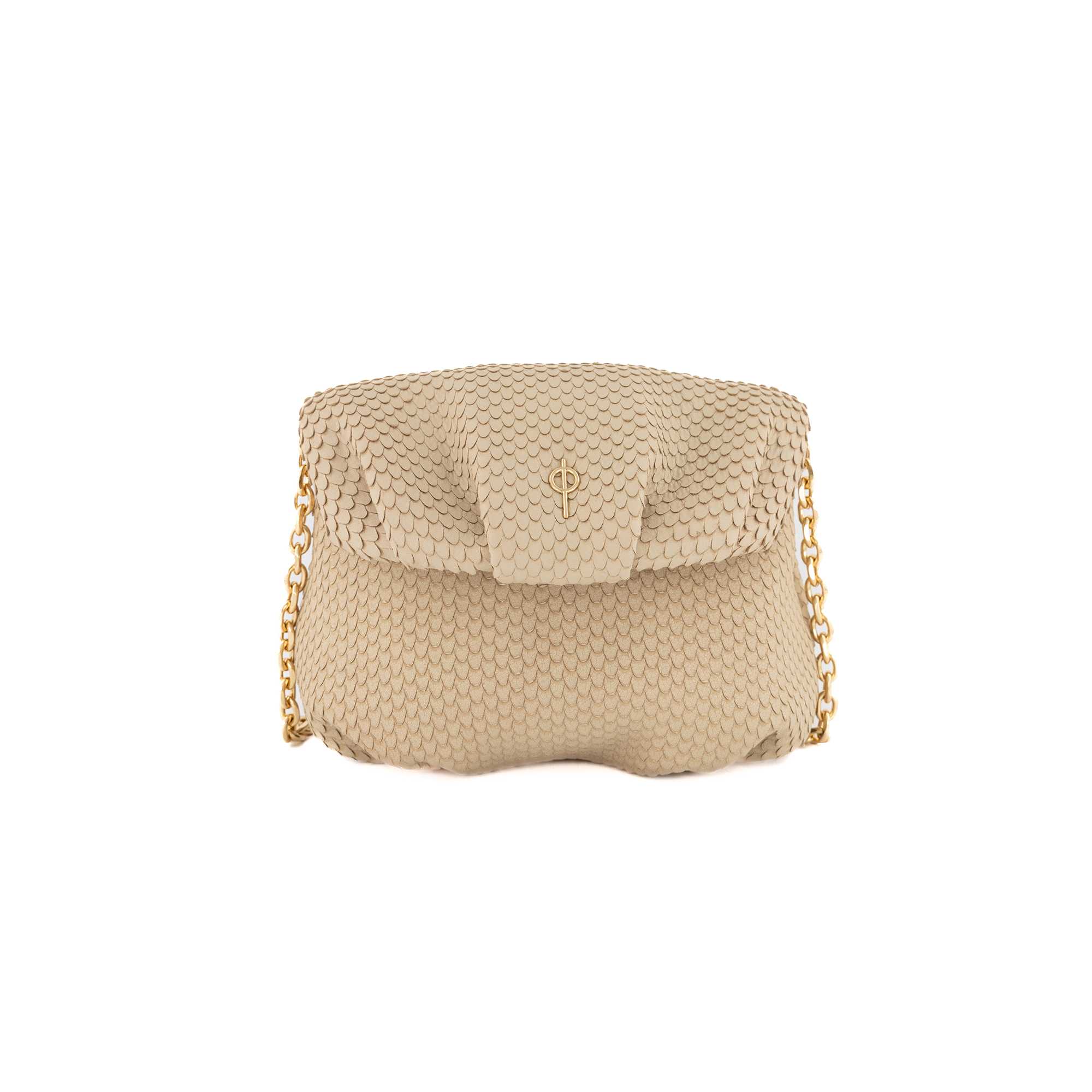 Otrera-Baby Leda Snake Beige-Omuz Çantası-1-Milagron.com
