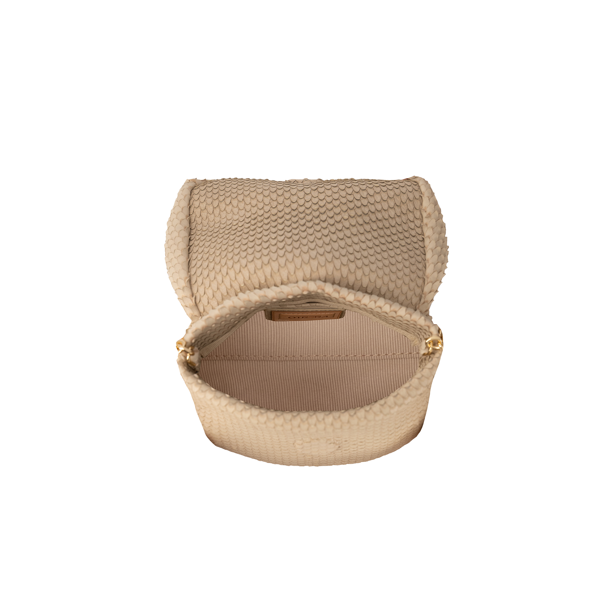 Otrera-Baby Leda Snake Beige-Omuz Çantası-3-Milagron.com