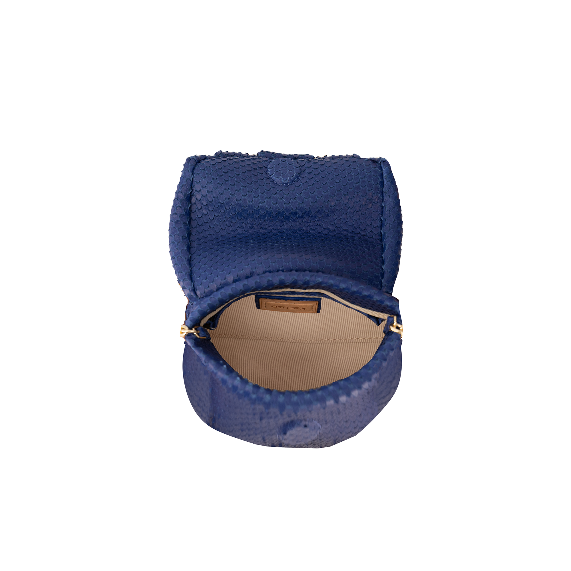 Otrera-Baby Leda Snake Blue-Omuz Çantası-3-Milagron.com