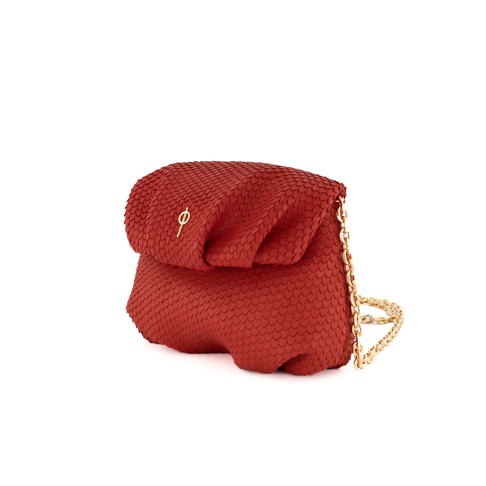 Otrera-Baby Leda Snake Red-Omuz Çantası-2-Milagron.com