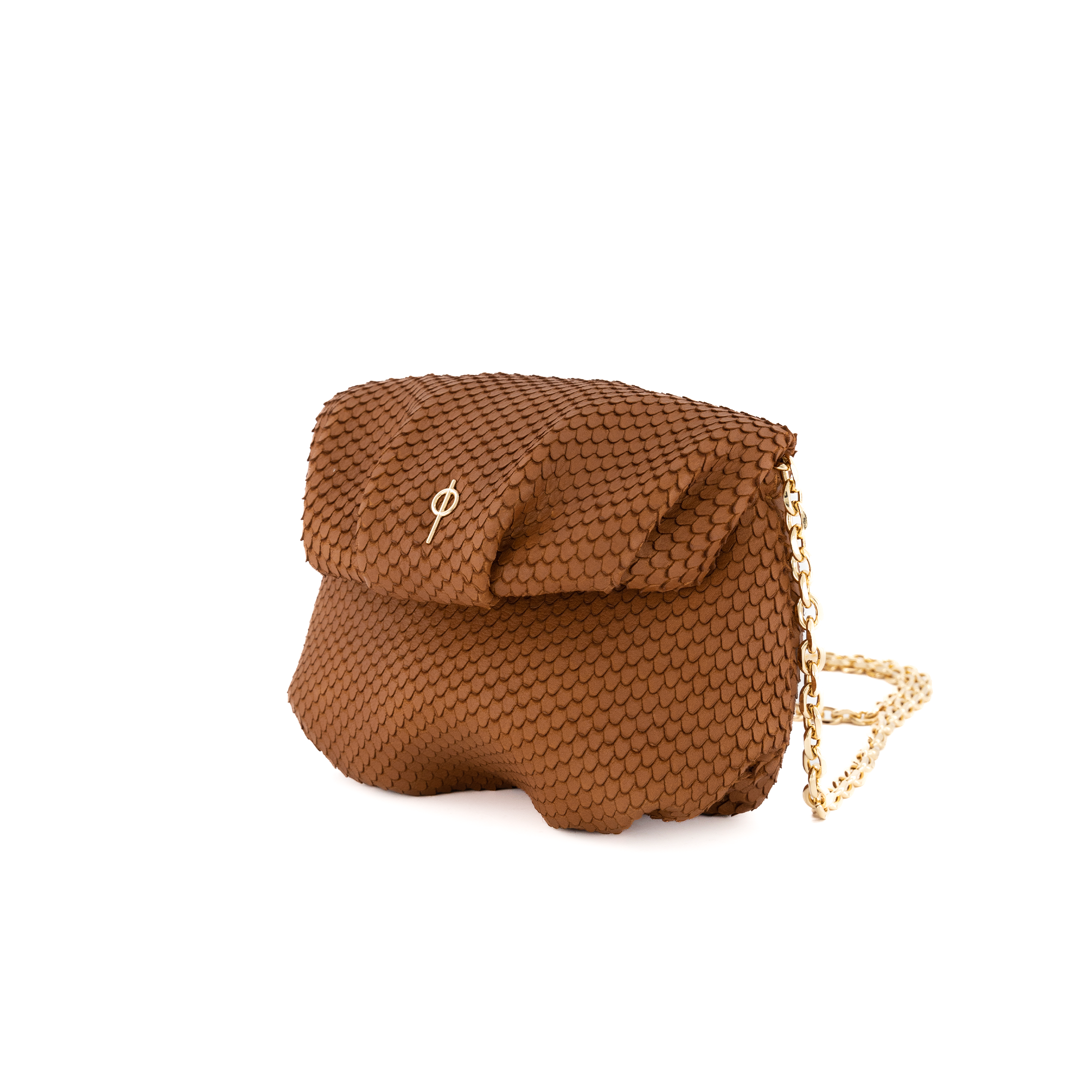 Otrera-Baby Leda Snake Tan-Omuz Çantası-2-Milagron.com