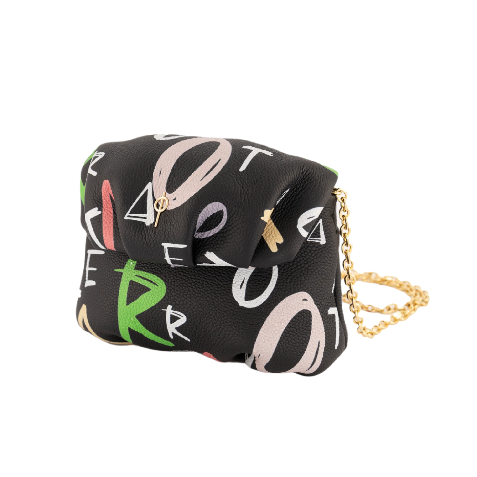 Otrera-Black Mini Leda Mona-Omuz Çantası-1-Milagron.com