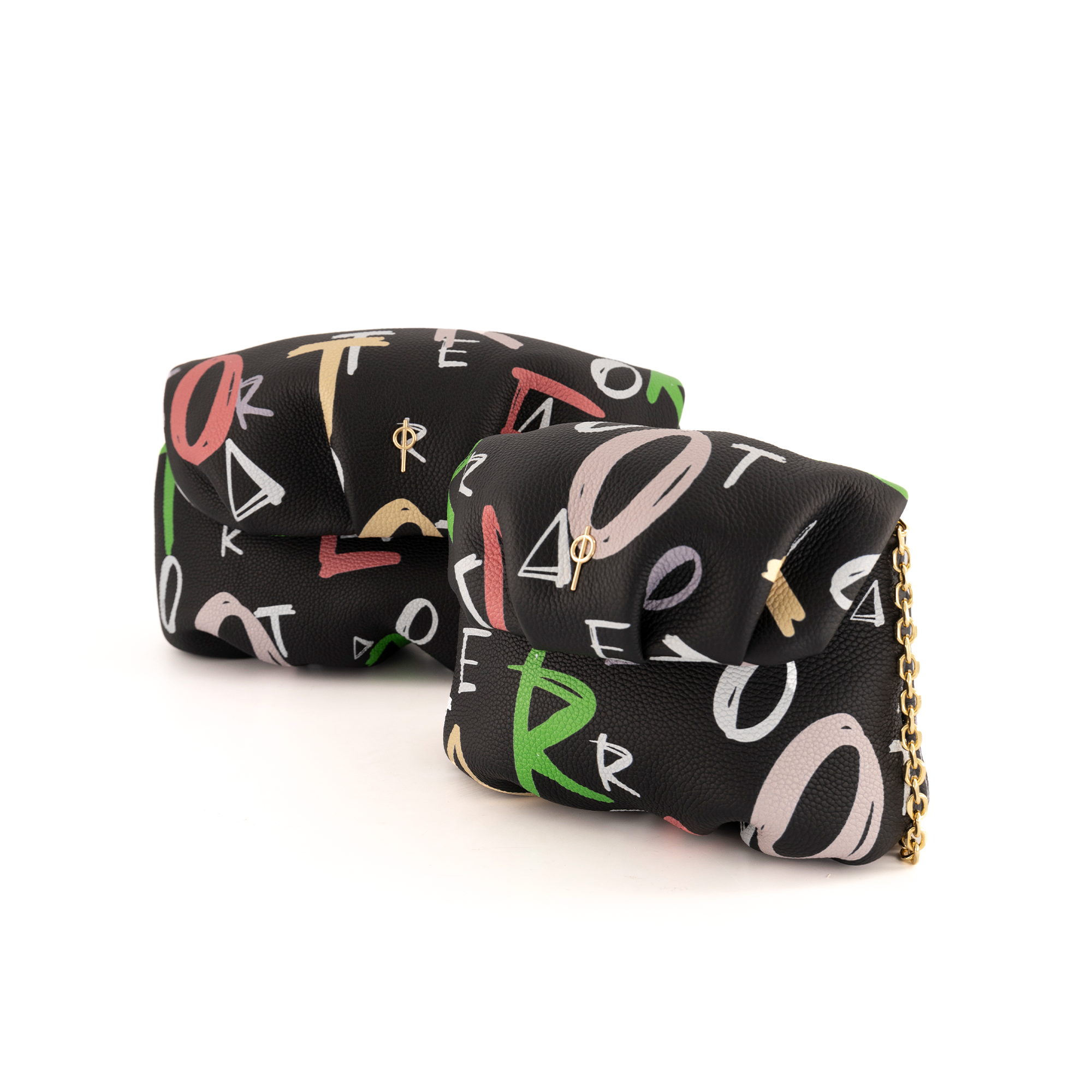 Otrera-Black Mini Leda Mona-Omuz Çantası-3-Milagron.com