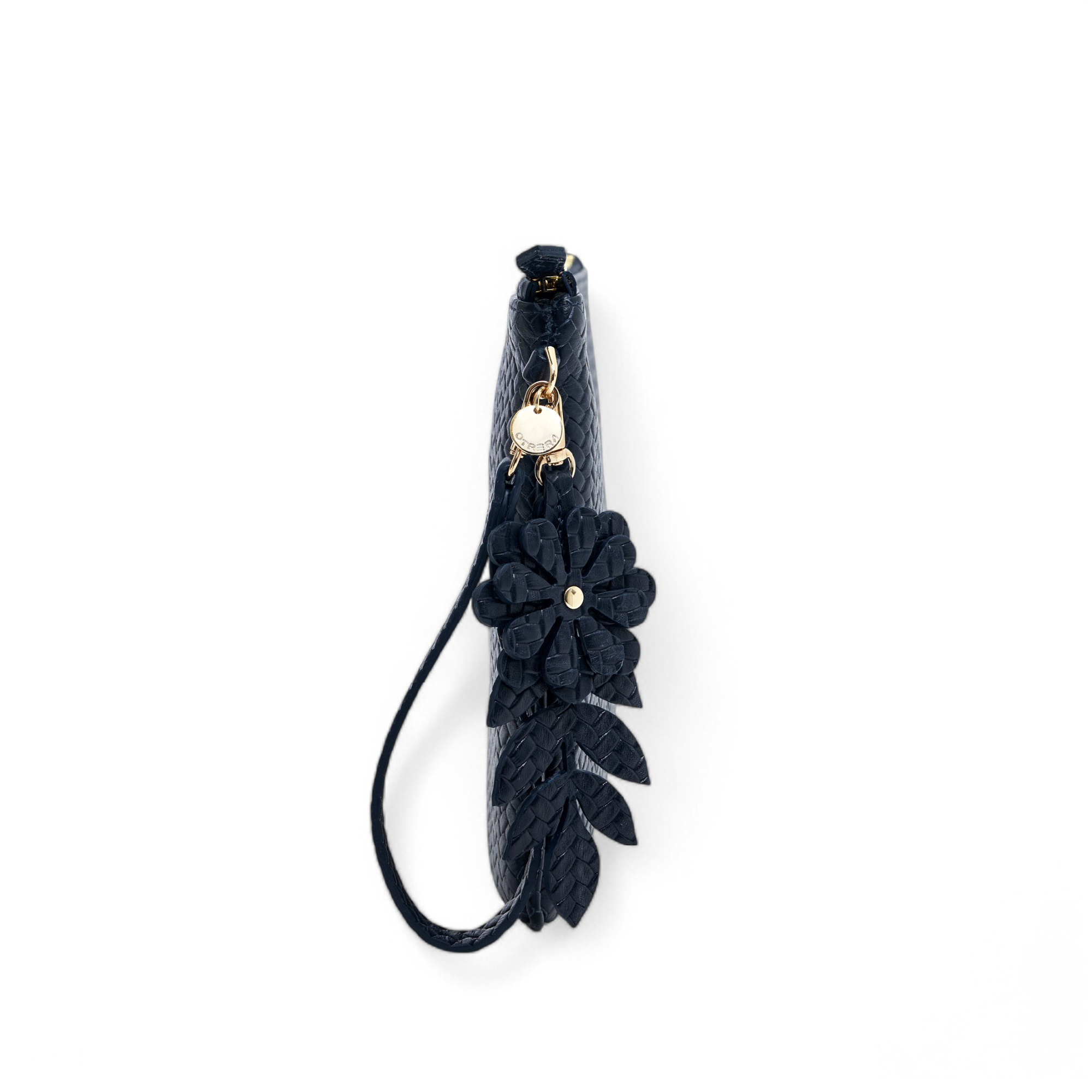 Otrera-Braided Clutch Navy-Clutch-2-Milagron.com