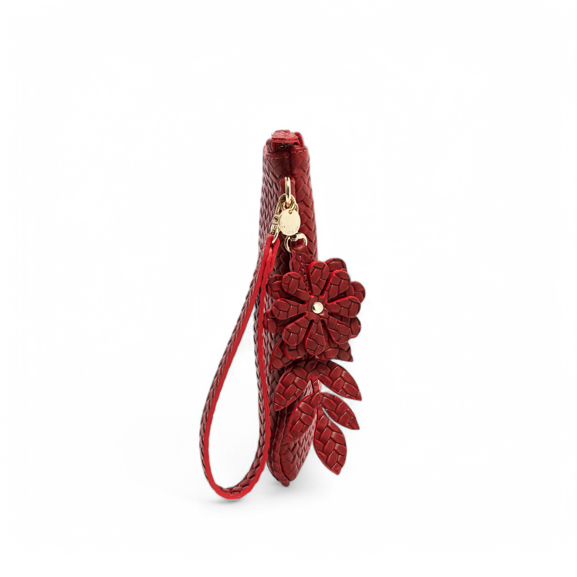 Otrera-Braided Clutch Red-Clutch-2-Milagron.com