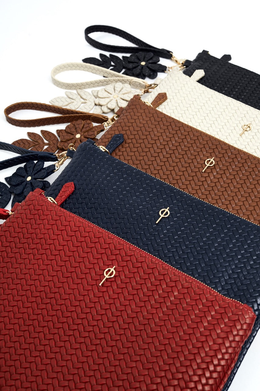 Otrera-Braided Clutch Red-Clutch-4-Milagron.com