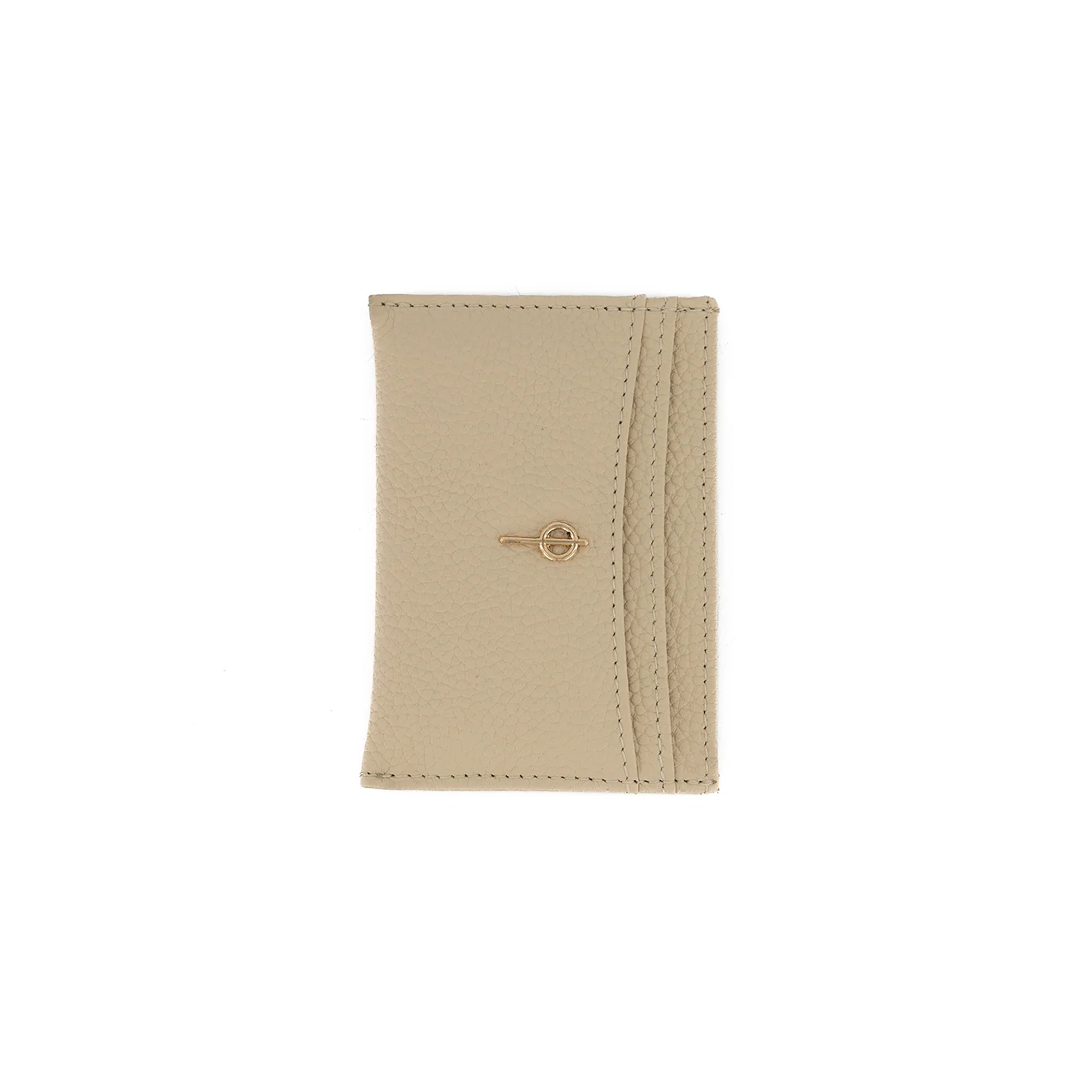 Otrera-Card Holder Floater Beige-Cüzdan & Kartlık-1-Milagron.com