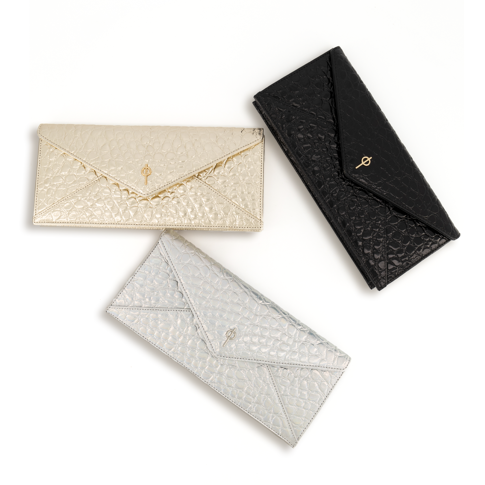 Otrera-Croco Night Bag Silver-Clutch-6-Milagron.com