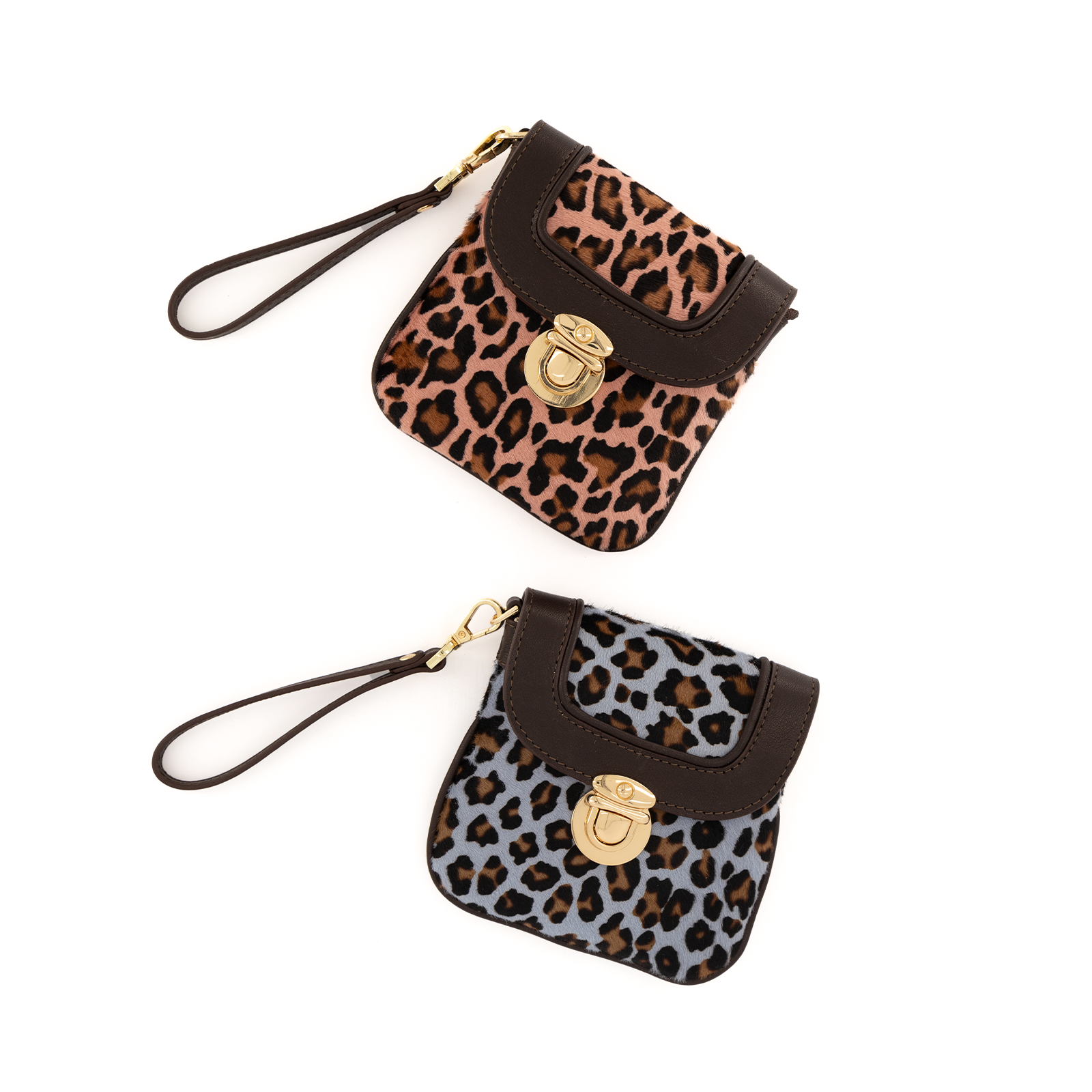 Otrera-Eos Pony Leather Wallet Leopard Blue-Cüzdan & Kartlık-6-Milagron.com