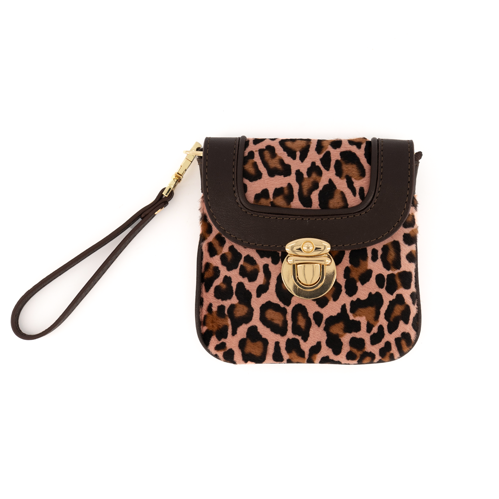 Otrera-Eos Pony Leather Wallet Leopard Pink-Cüzdan & Kartlık-1-Milagron.com
