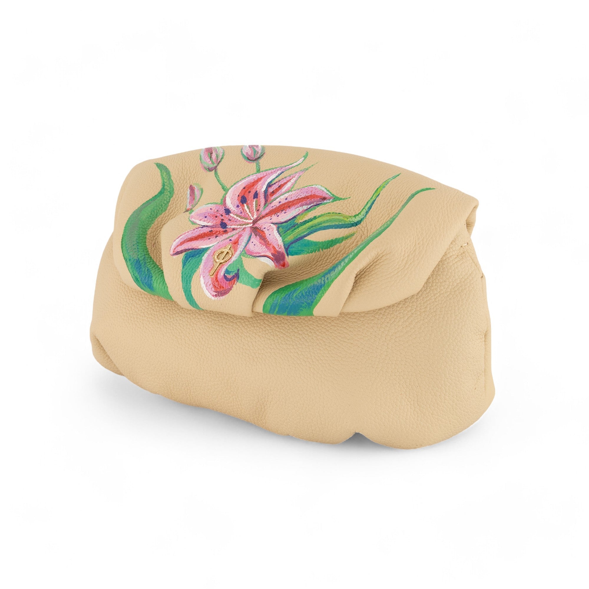 Otrera-Floral Fantasy Leda Beige-Omuz Çantası-2-Milagron.com