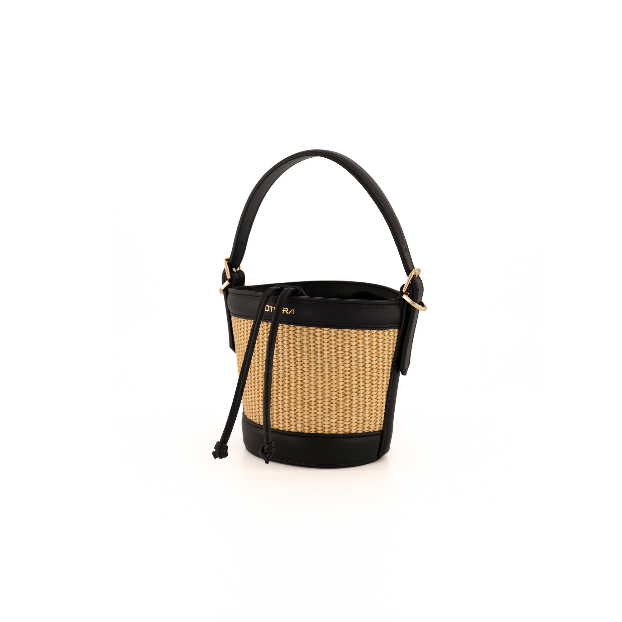 Otrera-Helios Bucket Bag Black-Omuz Çantası-2-Milagron.com