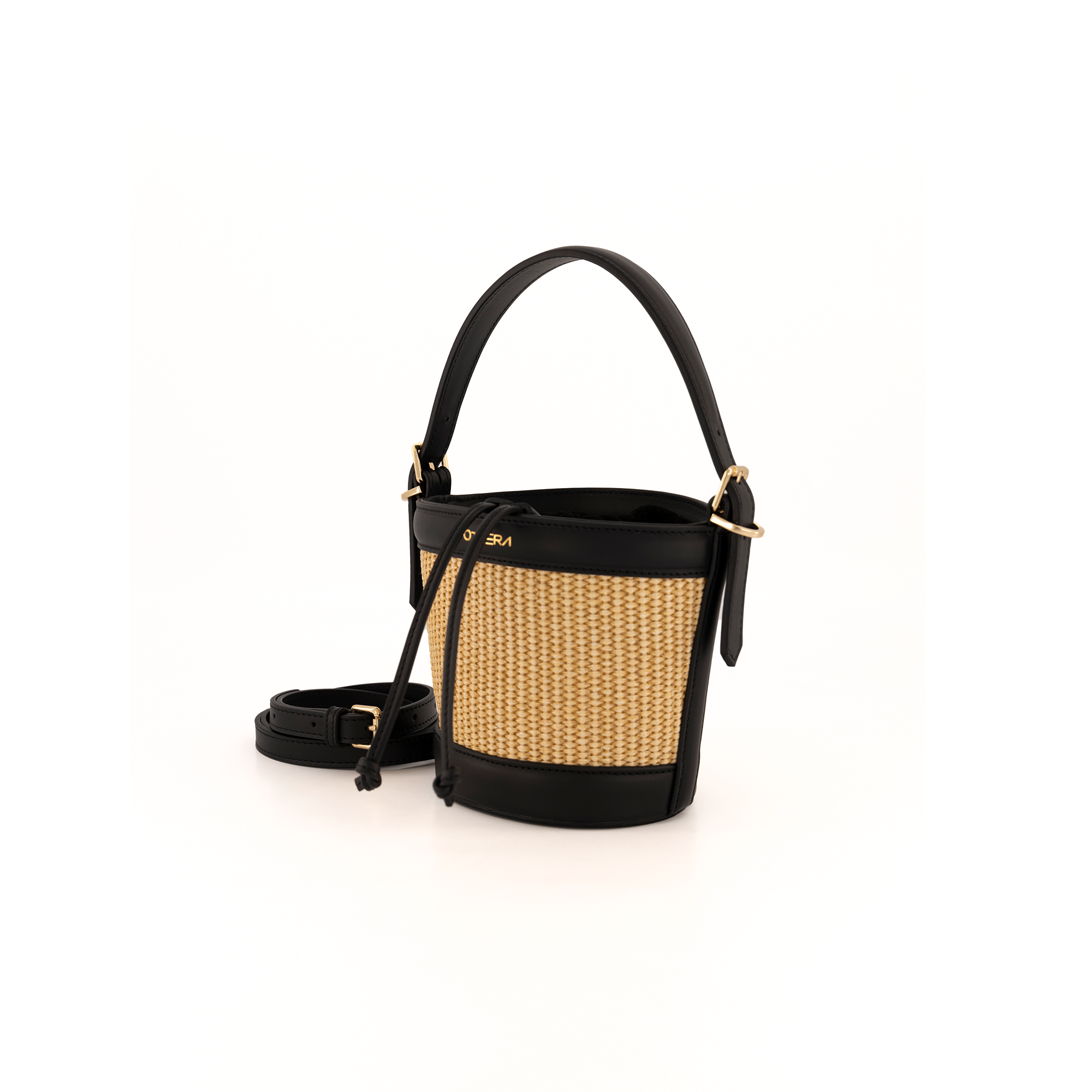 Otrera-Helios Bucket Bag Black-Omuz Çantası-3-Milagron.com