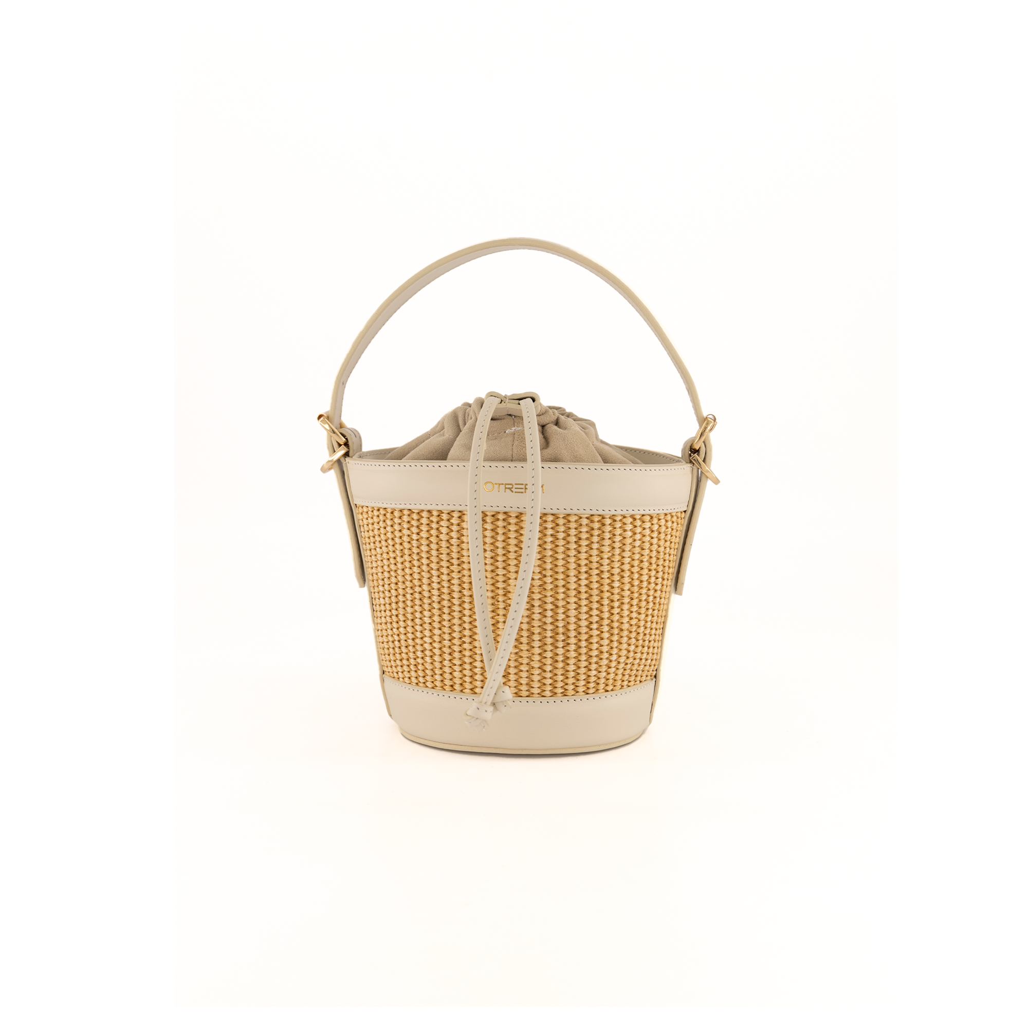 Otrera-Helios Bucket Bag White-Omuz Çantası-2-Milagron.com