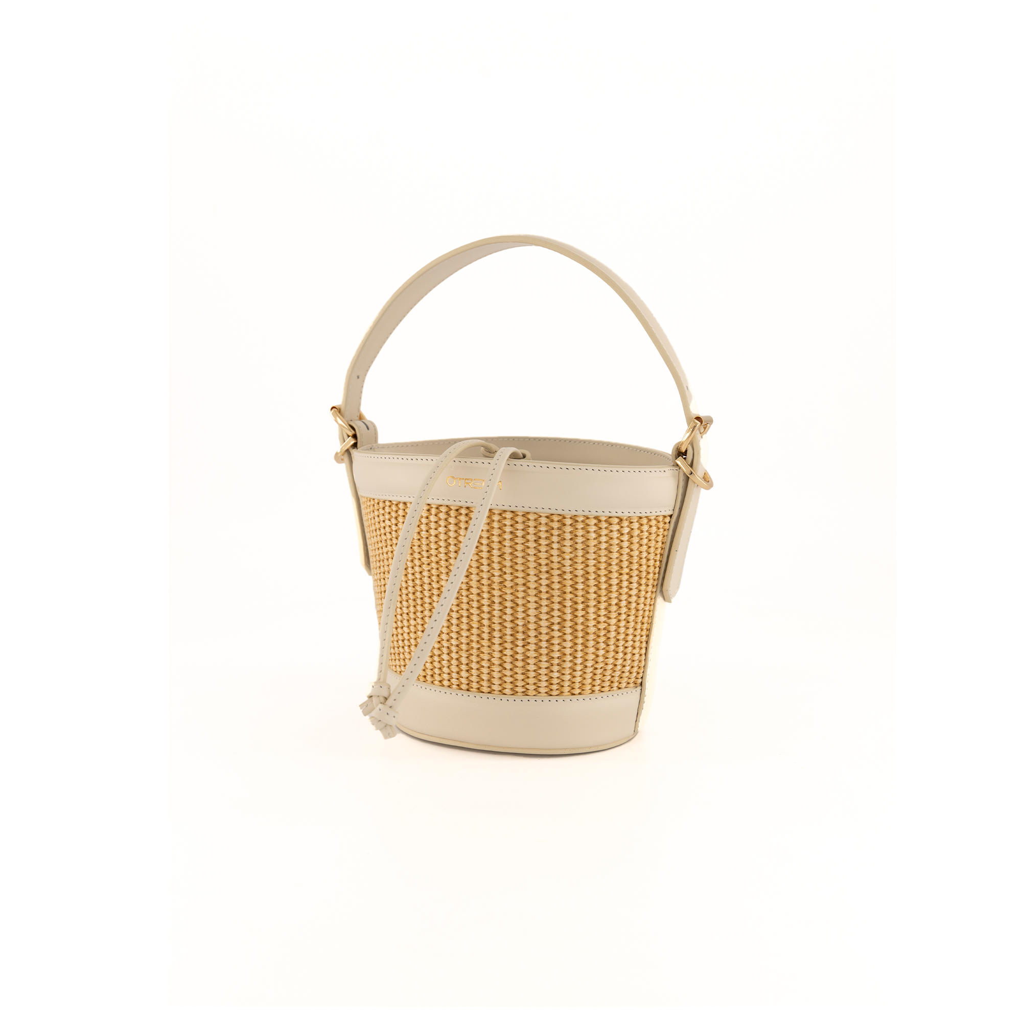 Otrera-Helios Bucket Bag White-Omuz Çantası-3-Milagron.com