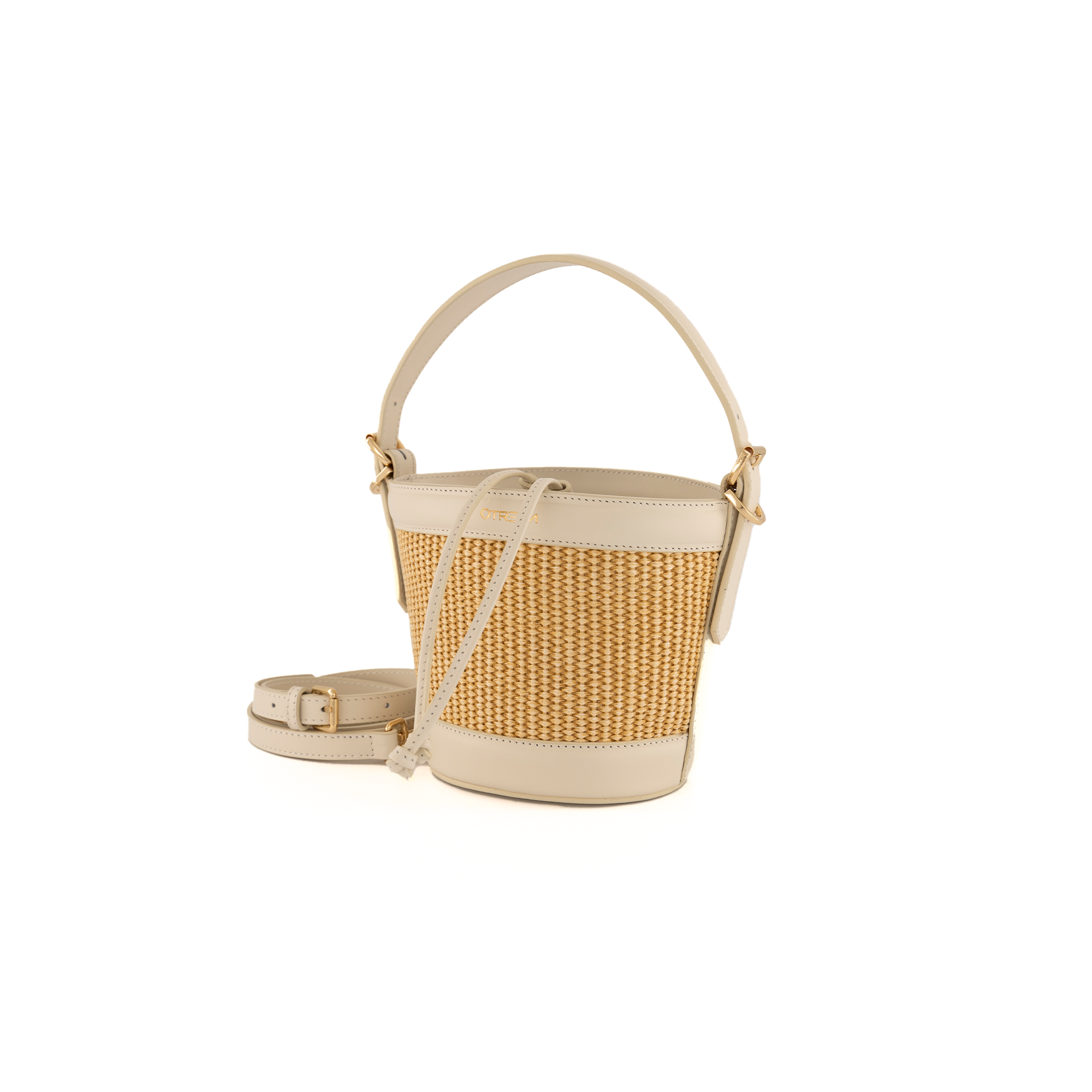 Otrera-Helios Bucket Bag White-Omuz Çantası-4-Milagron.com