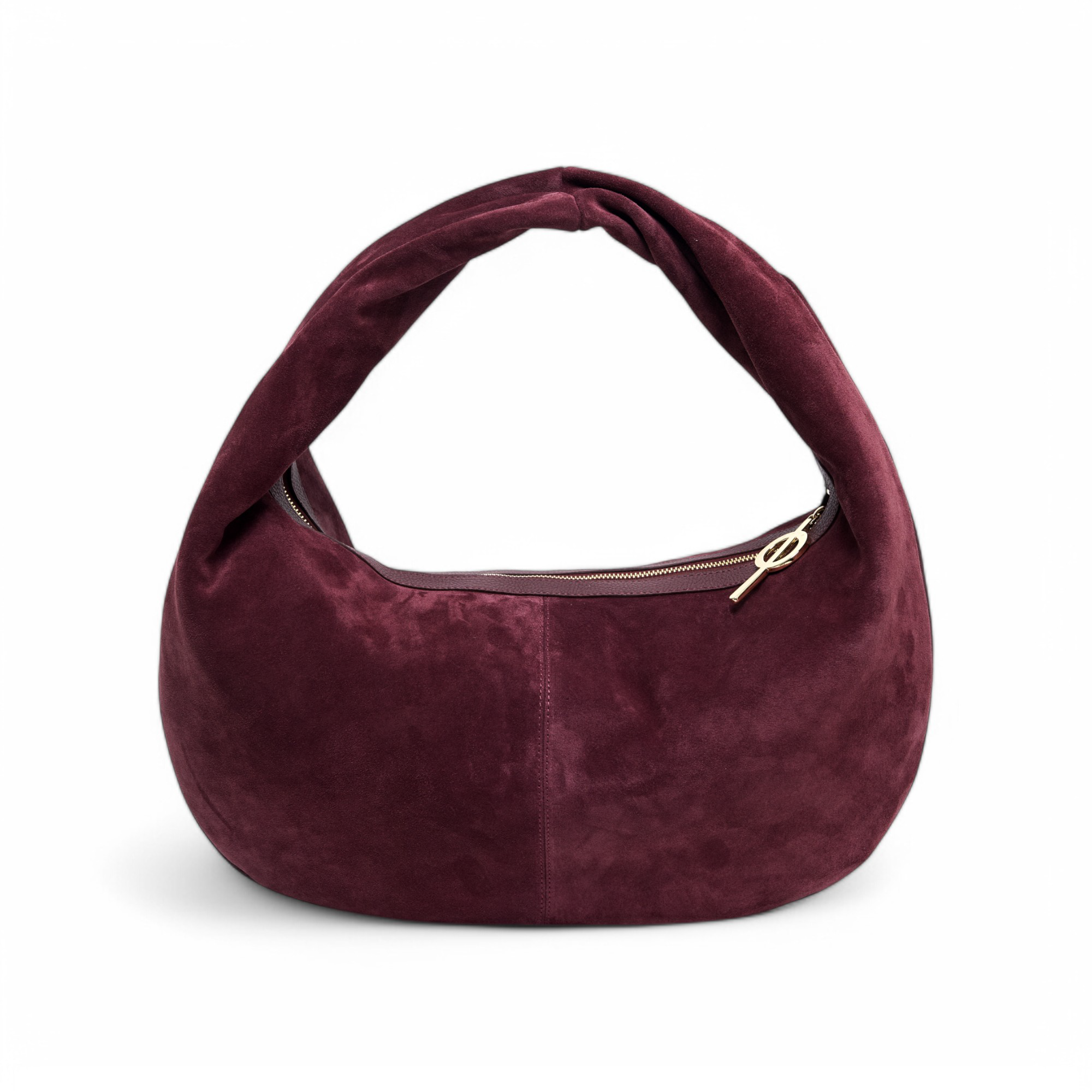Otrera-Juno Suede Burgundy-Omuz çantası-1-Milagron.com