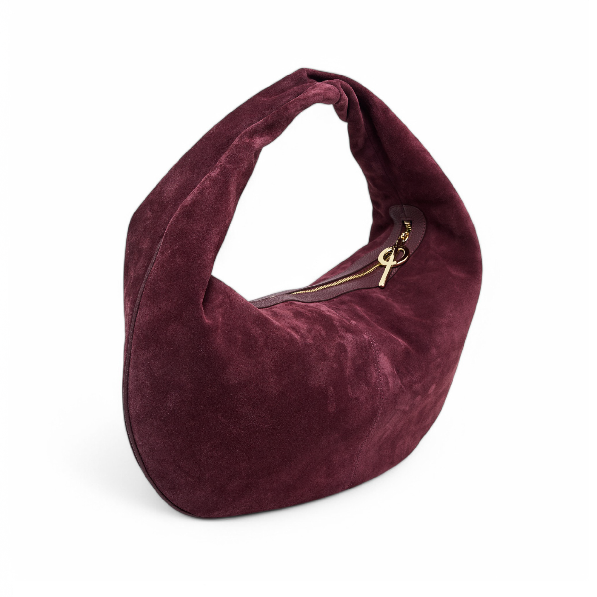 Otrera-Juno Suede Burgundy-Omuz çantası-3-Milagron.com