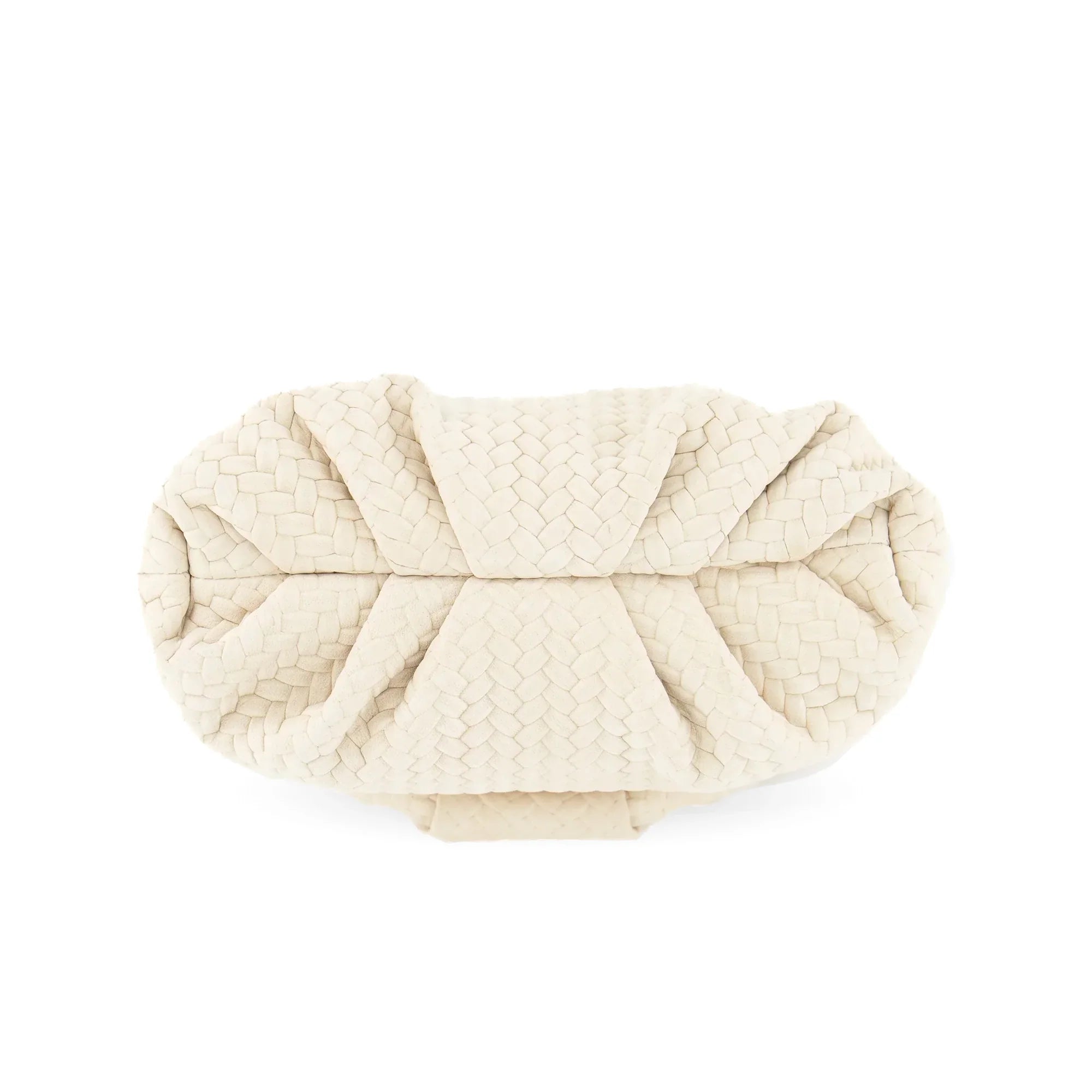 Otrera-Leda Braid Beige-Clutch-3-Milagron.com