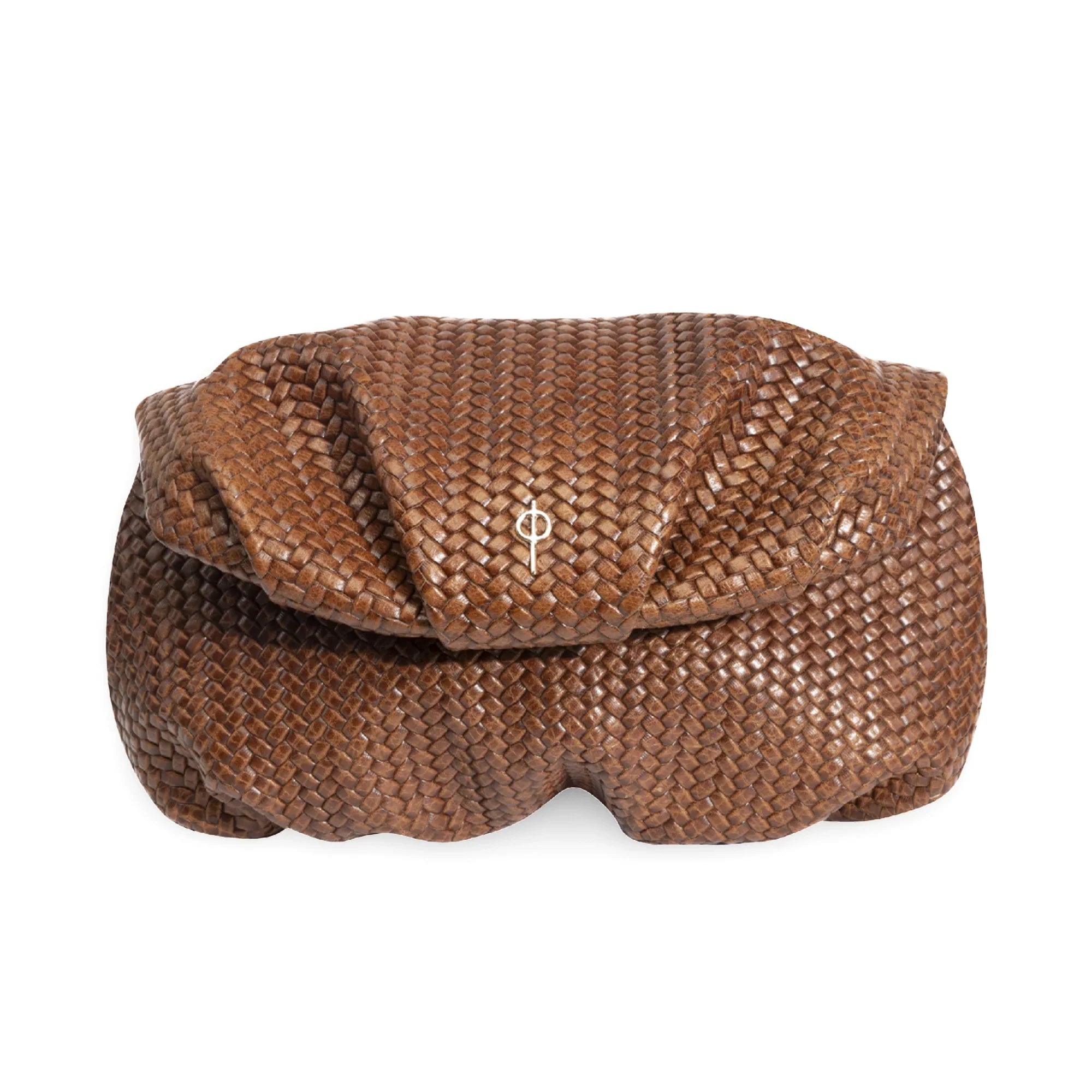 Otrera-Leda Braid Brown-Clutch-1-Milagron.com