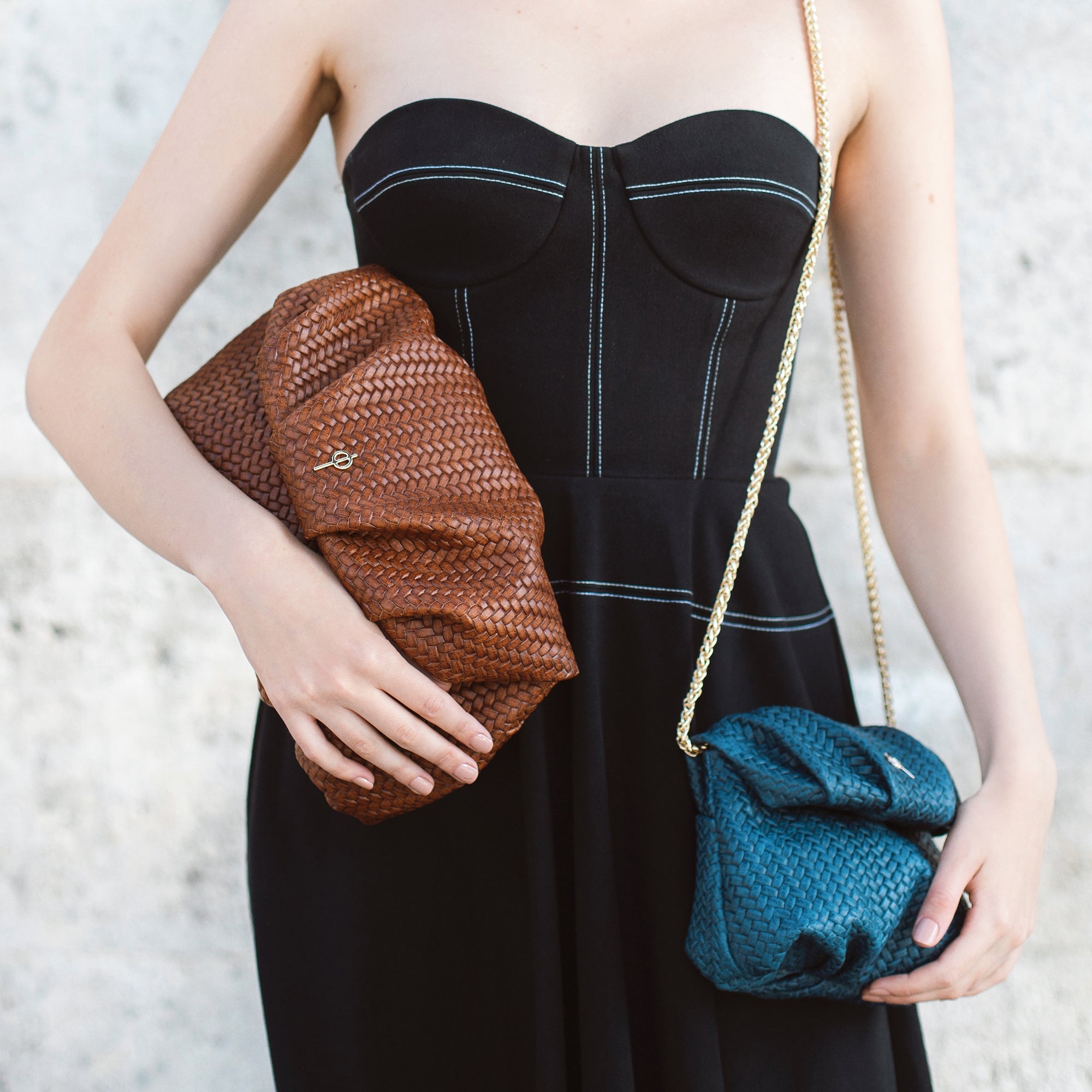 Otrera-Leda Braid Brown-Clutch-7-Milagron.com