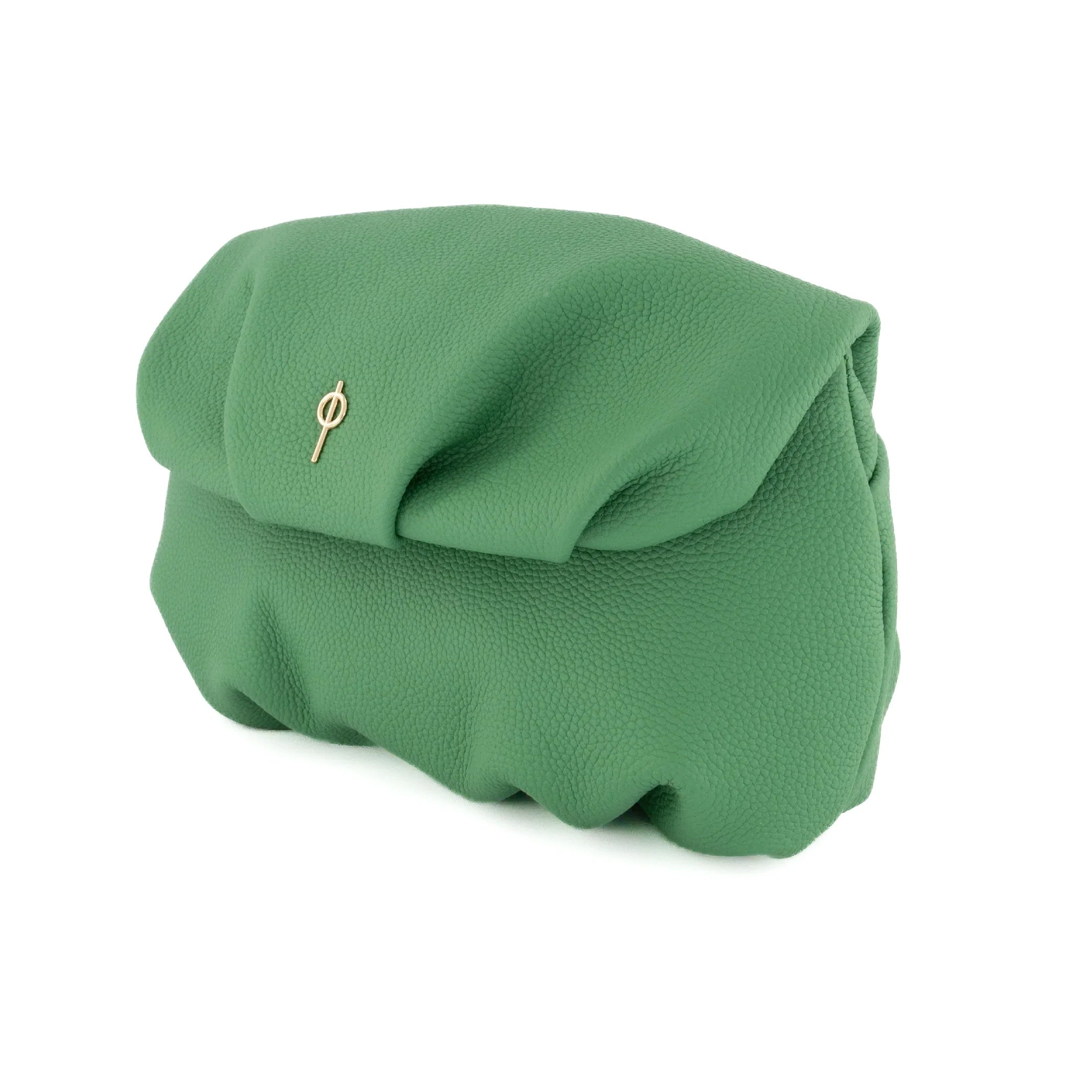 Otrera-Leda Floater Green-Clutch-2-Milagron.com