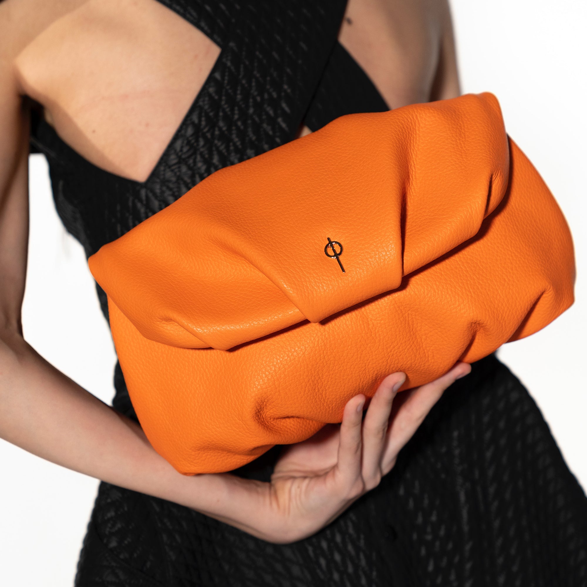 Otrera-Leda Floater - Orange-Clutch-3-Milagron.com