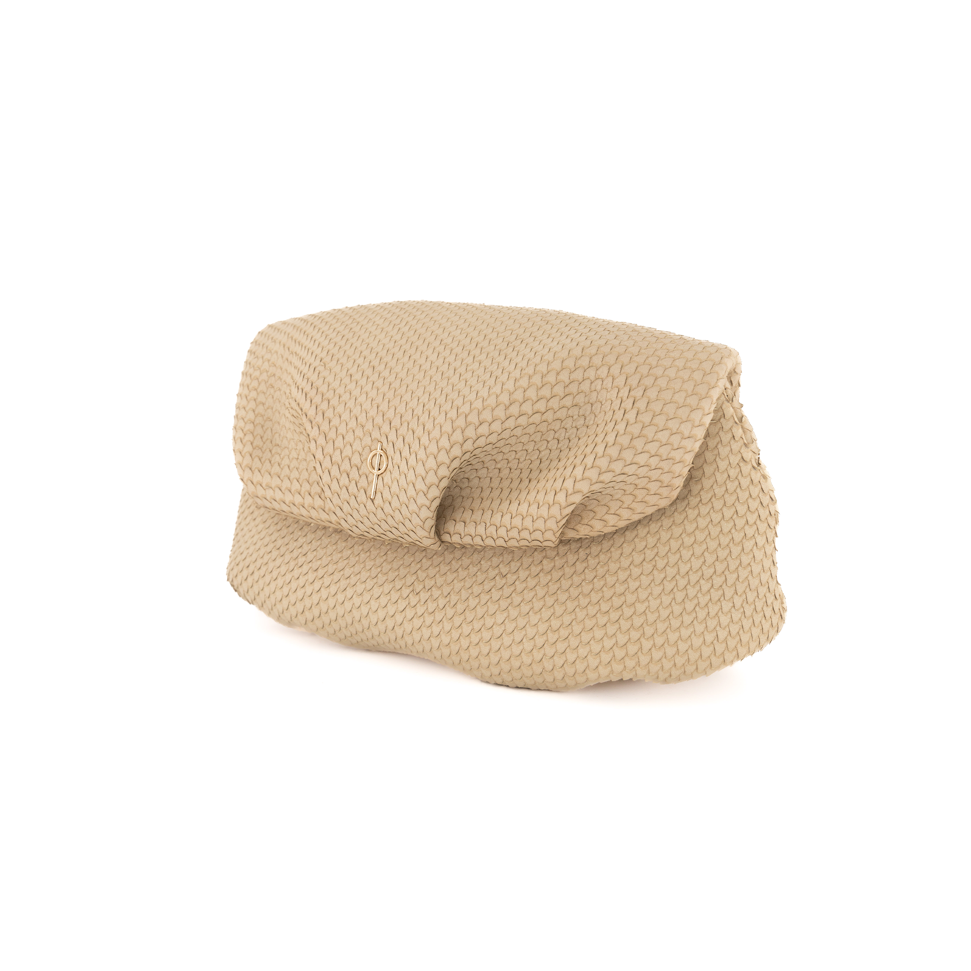 Otrera-Leda Snake - Beige-Clutch-2-Milagron.com