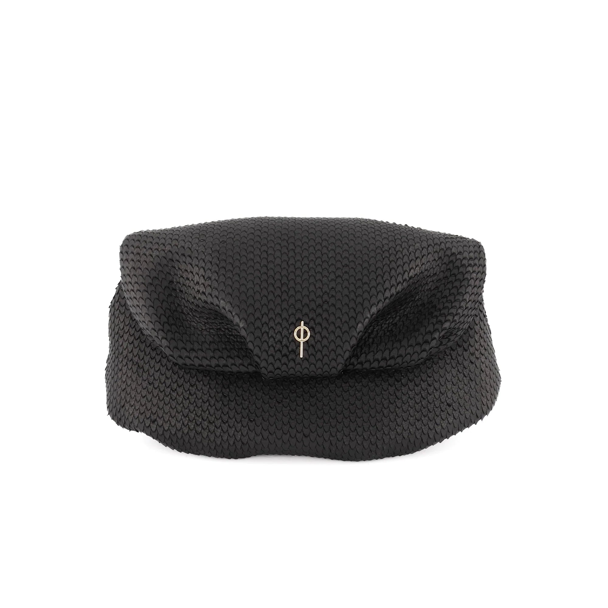 Otrera-Leda Snake Black-Clutch-1-Milagron.com