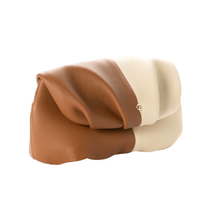 Otrera-Leda Two Colored Tan/Beıge-El Çantası-2-Milagron.com