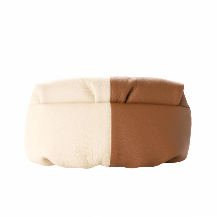 Otrera-Leda Two Colored Tan/Beıge-El Çantası-3-Milagron.com