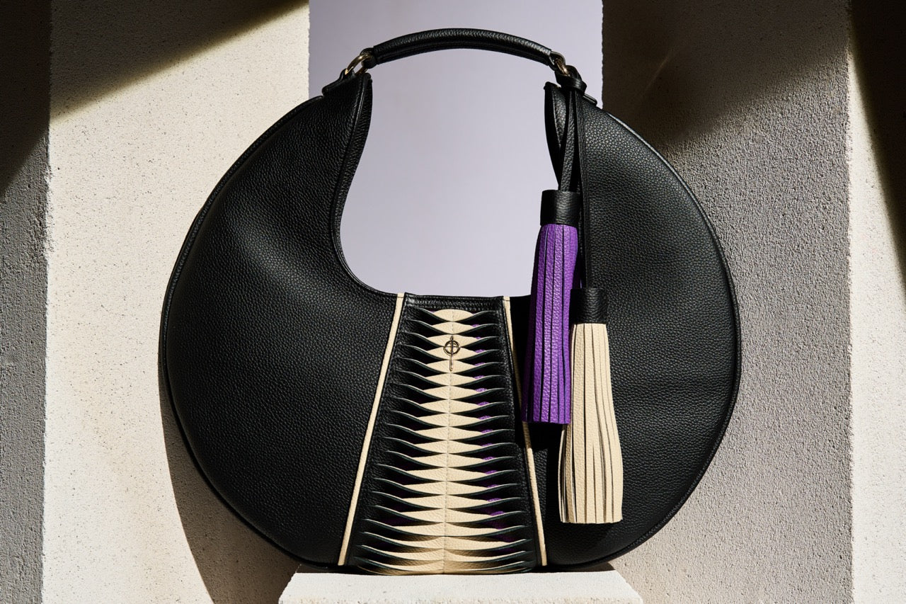 Otrera-Libertas Hobo - Black & Purple-El Çantası-2-Milagron.com