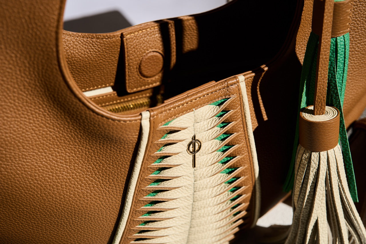 Otrera-Libertas Hobo - Tan & Green-El Çantası-4-Milagron.com