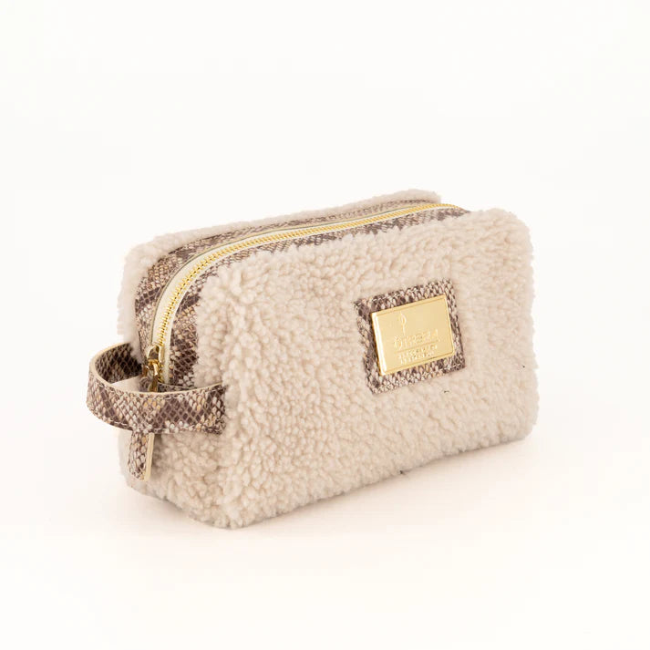 Otrera-Lula Pouch Fur - Almond Milk-El Çantası-2-Milagron.com