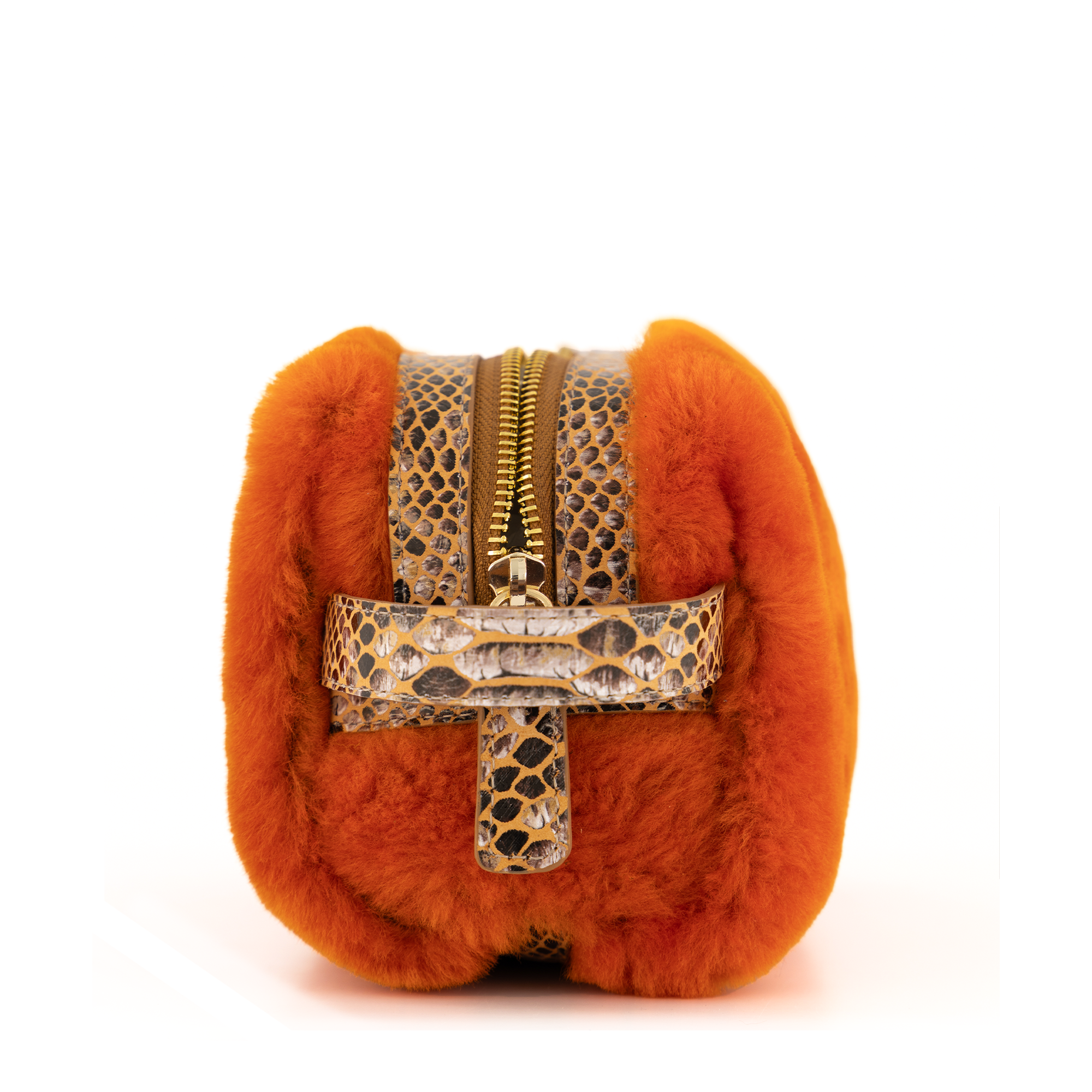 Otrera-Lula Pouch Fur - Burnt Orange-El Çantası-3-Milagron.com
